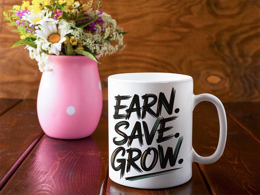Earn. Save. Grow. Design 2