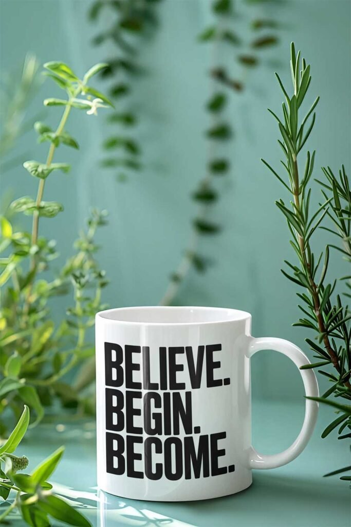 Believe Begin Become Design 3