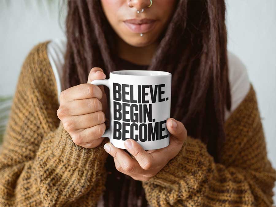 Believe Begin Become Design 3