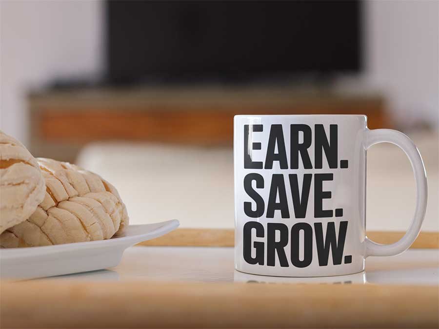 Earn. Save. Grow. Design 3