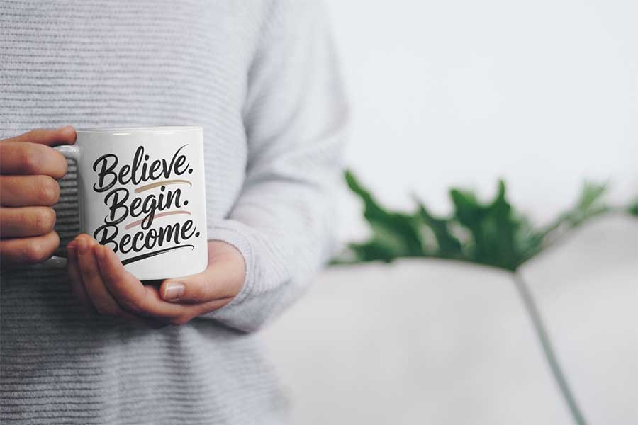 Believe Begin Become Design 2  