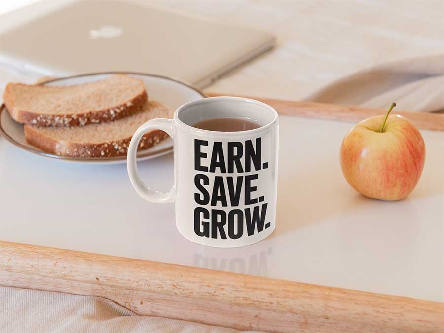 Earn. Save. Grow. Design 3