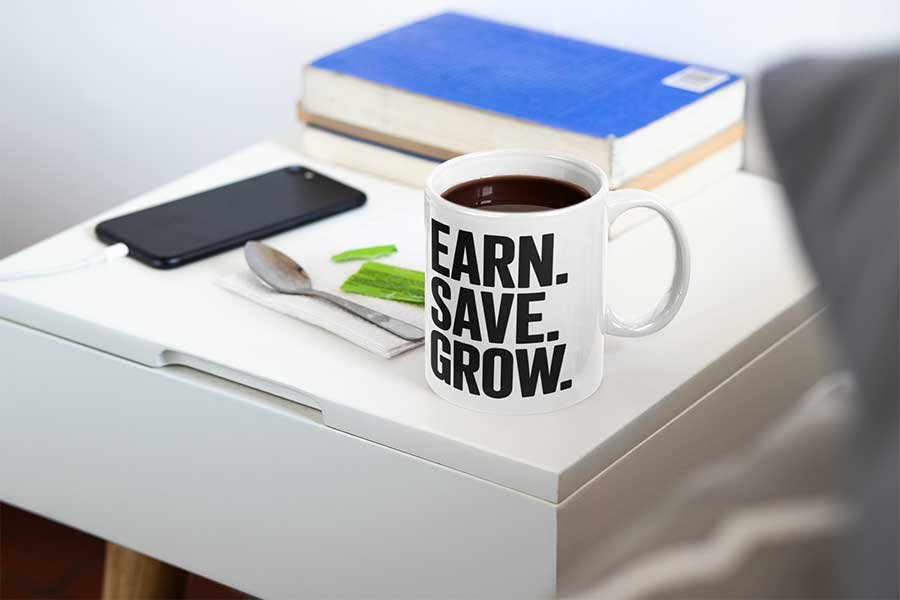 Earn. Save. Grow. Design 3