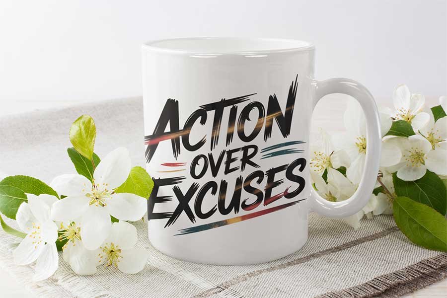 Action Over Excuses Design 3