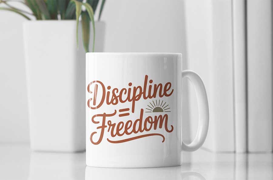 Discipline = Freedom Design 1