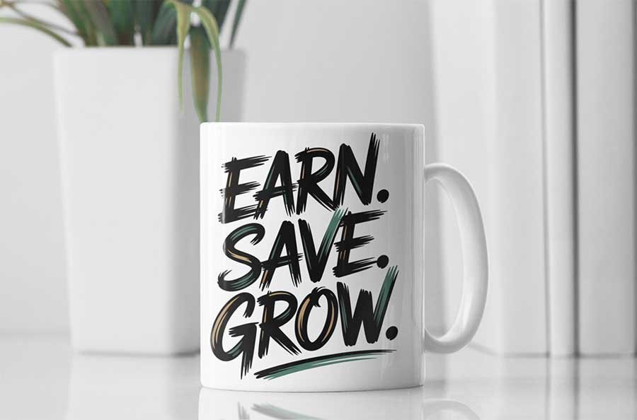 Earn. Save. Grow. Design 2