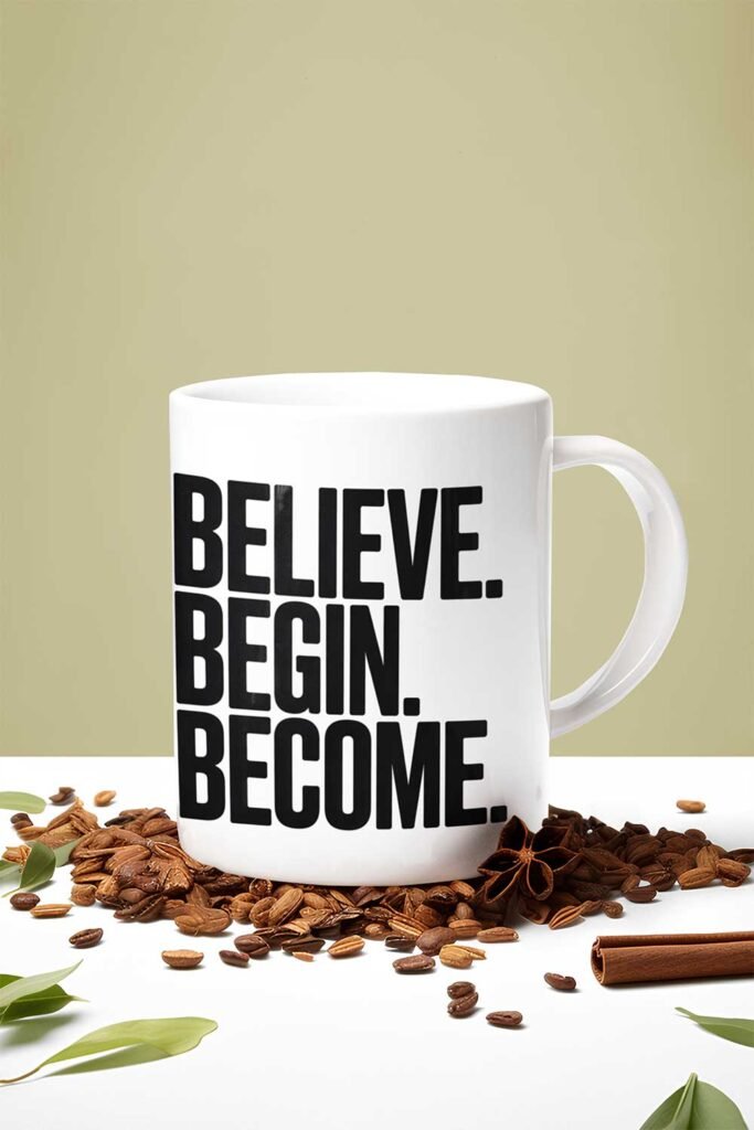 Believe Begin Become Design 3